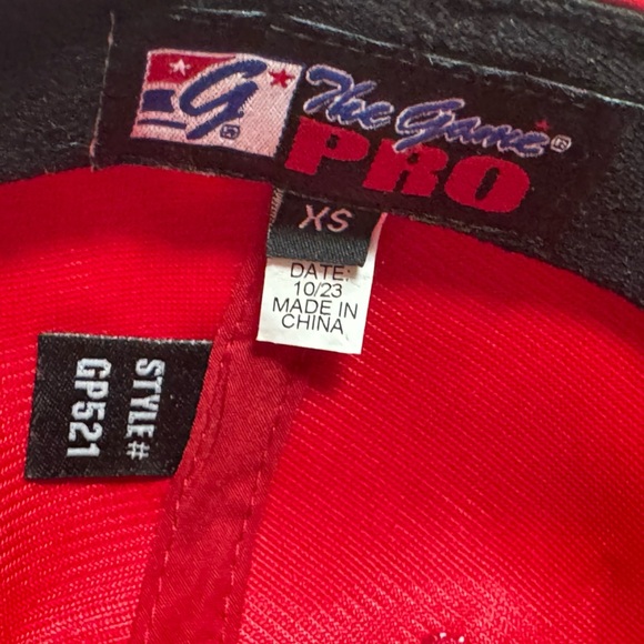 Vintage Nebraska Huskers “N” Red Snapback Hat The Game Pro - Picture 4 of 6